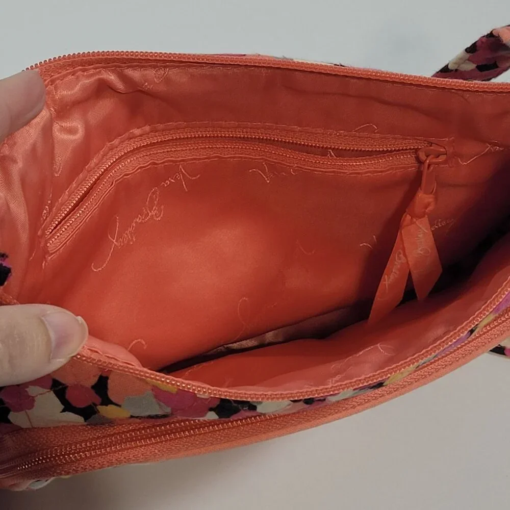 Vera Bradley Crossbody Bag Adjustable‎ Strap Card Holder Pixie Confetti Pink